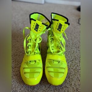 Nike HyperKO Boxing Shoes Volt Neon Yellow Men’s Size 10.5 High Top